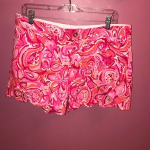Lilly Pulitzer Scalloped Shorts
